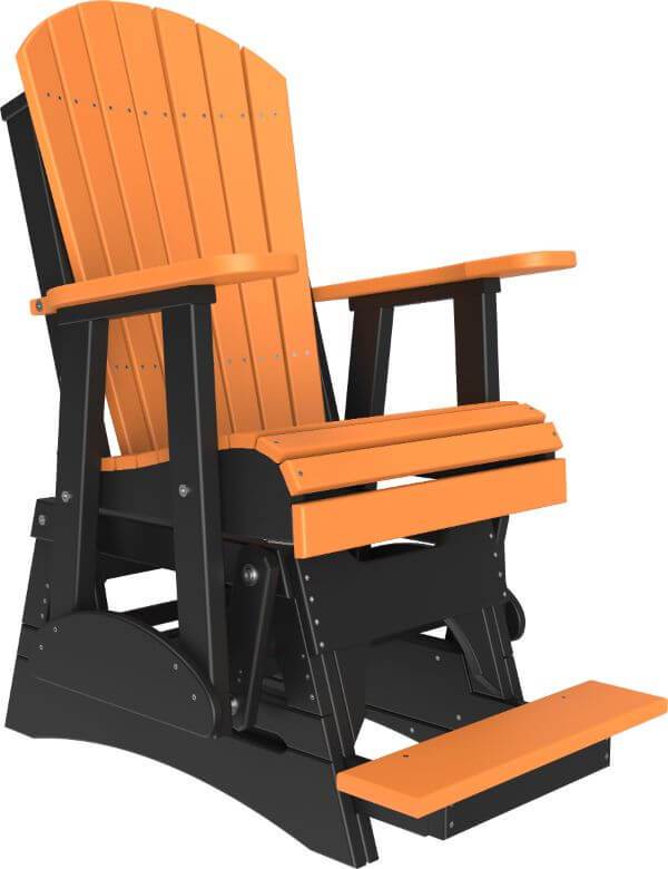 Luxcraft Poly Platform Adirondack Balcony Glider Chair (Raised Chair - Counter Height)