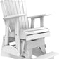 Luxcraft Poly Platform Adirondack Balcony Glider Chair (Raised Chair - Counter Height)