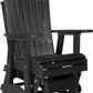 Luxcraft Adirondack  Glider Chair - Black