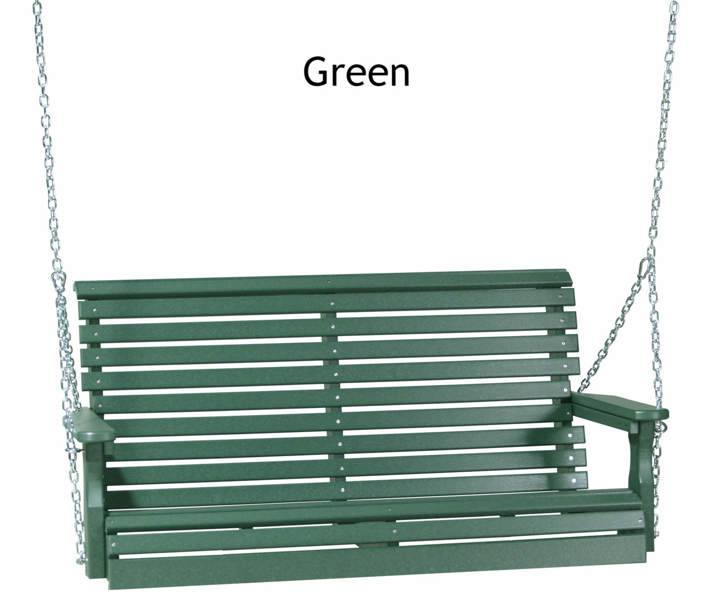 Luxcraft 4ft Recycled Plastic Rollback Poly Porch Swing - Amish made
