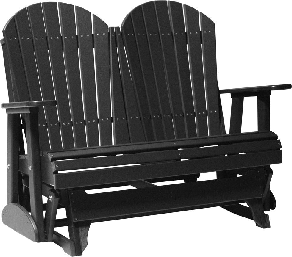 Luxcraft 4ft Poly Adirondack Loveseat Glider