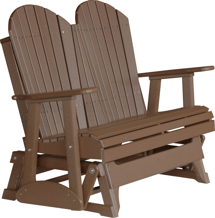 Luxcraft 4ft Poly Adirondack Loveseat Glider