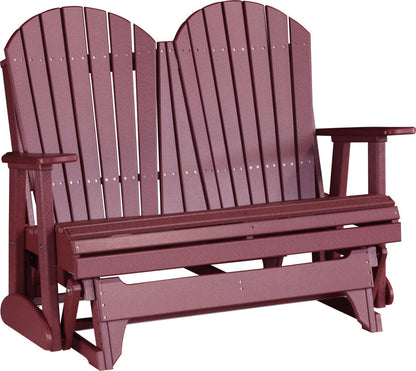 Luxcraft 4ft Poly Adirondack Loveseat Glider