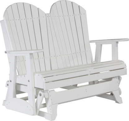 Luxcraft 4ft Poly Adirondack Loveseat Glider