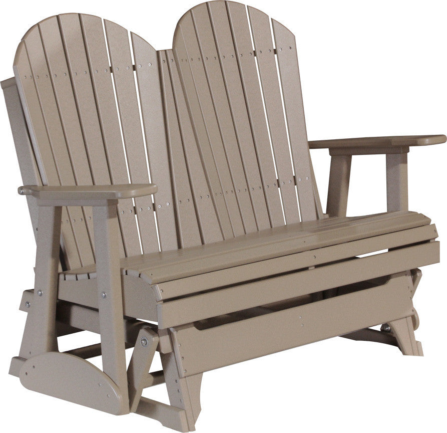 Luxcraft 4ft Poly Adirondack Loveseat Glider