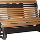 Amish Luxcraft 5ft Rollback Recycled Plastic Poly Outdoor Glider Bench (with Flipdown Table & Cup Holders)
