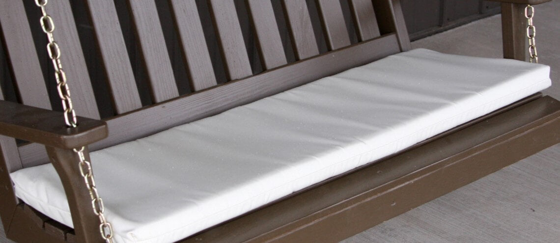 A&L Furniture - Cushion Mattress for Bench or Swing - 4ft, 5ft, 6ft - Weatherproofed