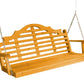 A&L Furniture 5ft Marlboro Cedar Porch Swing - Natural Stain 