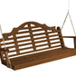 A&L Furniture 5ft Marlboro Cedar Porch Swing - Oak Stain 