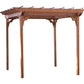 6' x 8' Cedar Pergola with Swing Hangers - Amish Made