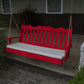 Amish A&L Furniture 5ft Royal Swing Pine Tractor Red