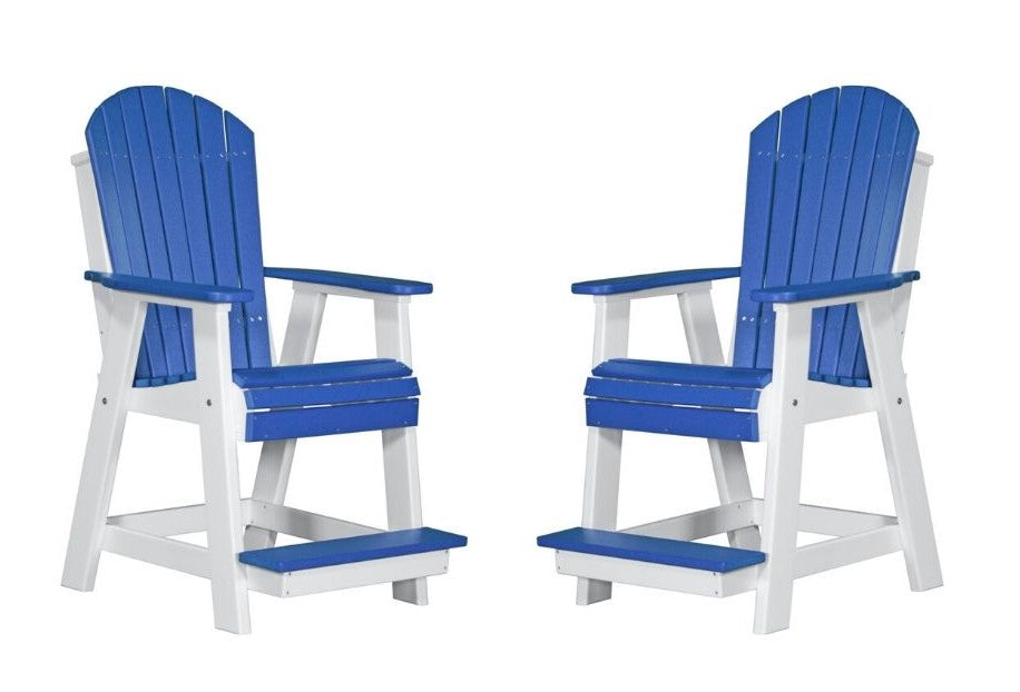 Luxcraft Adirondack Balcony Chair Set (2 Poly Chairs)