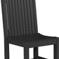 Amish Luxcraft Poly Dining Chair (Black) 
