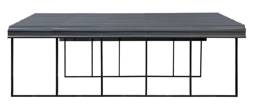Arrow Carport Kit 20x24 Charcoal CPHC202407 