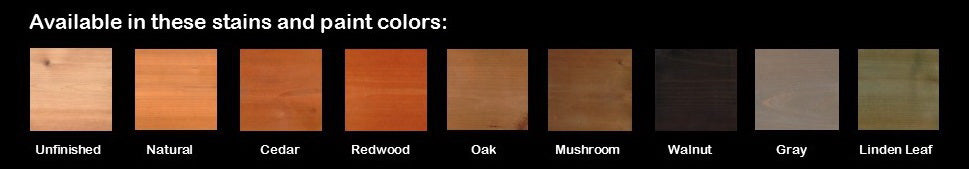 A&L Furniture Stain Options