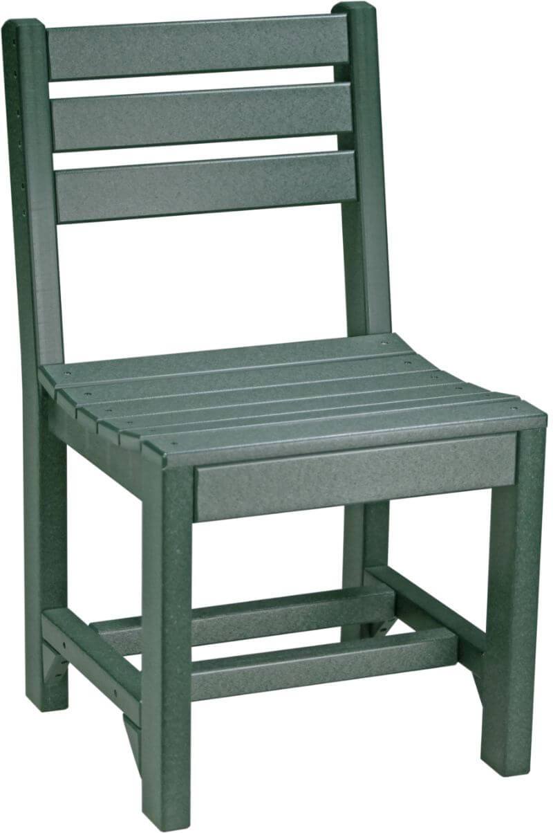Amish Luxcraft Poly Island side chair (Green)