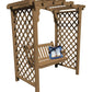 A&L Furniture 5' Jamesport Arbor and Swing Kit - Pressure Treated Pine - Amish Made