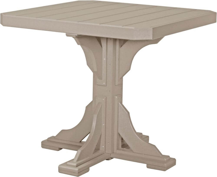 Luxcraft Poly Square Table 41 Counter Height (with umbrella hole)