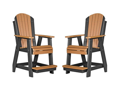 Luxcraft Adirondack Balcony Chair Set (2 Poly Chairs)