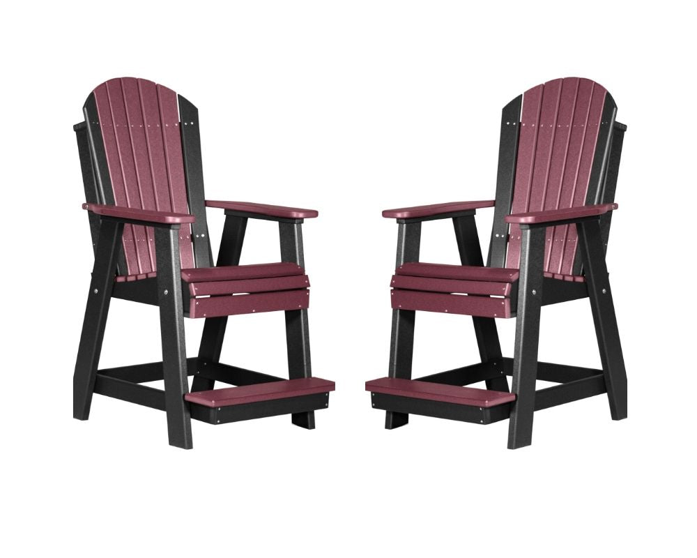 Luxcraft Adirondack Balcony Chair Set (2 Poly Chairs)