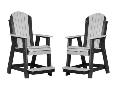 Luxcraft Adirondack Balcony Chair Set (2 Poly Chairs)