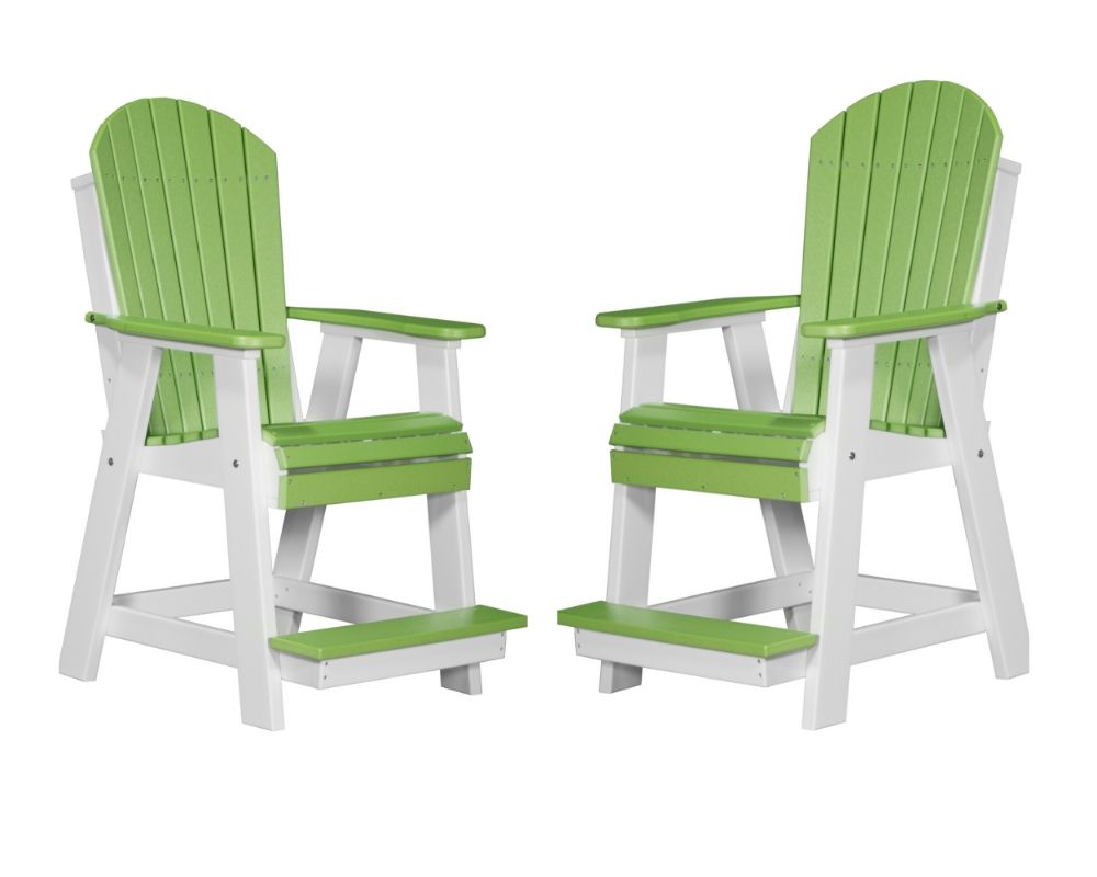 Luxcraft Adirondack Balcony Chair Set (2 Poly Chairs)