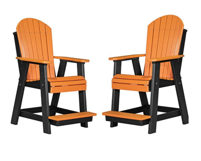 Luxcraft Adirondack Balcony Chair Set (2 Poly Chairs)