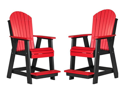 Luxcraft Adirondack Balcony Chair Set (2 Poly Chairs)