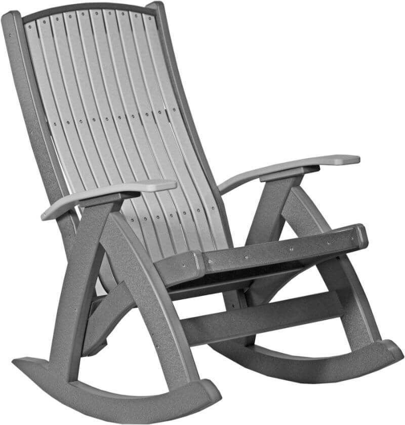 Luxcraft Poly Comfort Rocker Dove Gray Slate