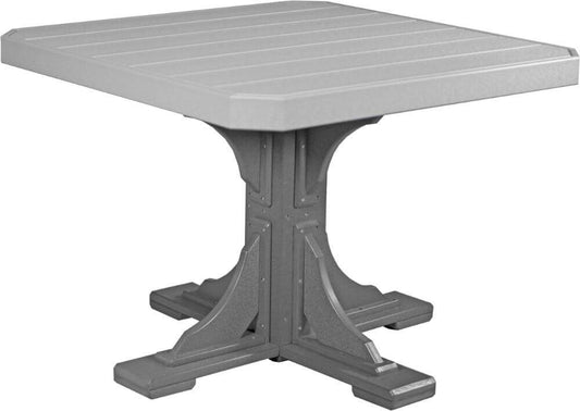 Luxcraft 41" Dining Height Poly Square Table (with umbrella hole)