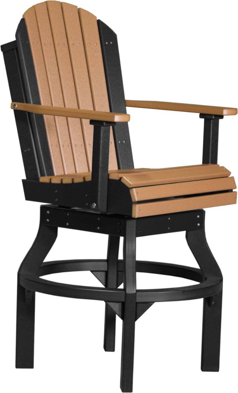 Luxcraft Poly Adirondack Swivel Chair - Bar Height