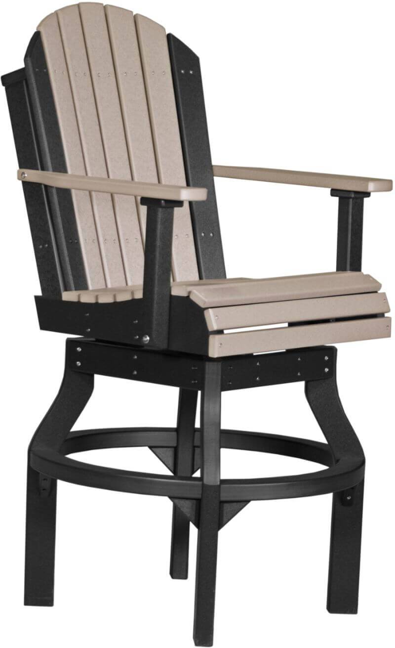 Luxcraft Poly Adirondack Swivel Chair - Bar Height