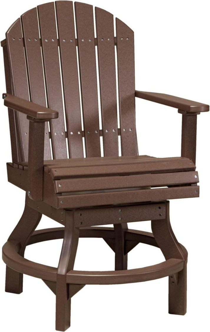 Luxcraft Poly Adirondack Swivel Counter Height Chair FREE SHIPPING