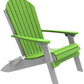 Luxcraft Poly Folding Recycled Plastic Adirondack Chair