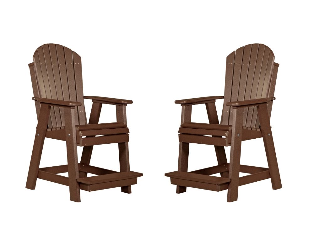 Luxcraft Adirondack Balcony Chair Set (2 Poly Chairs)