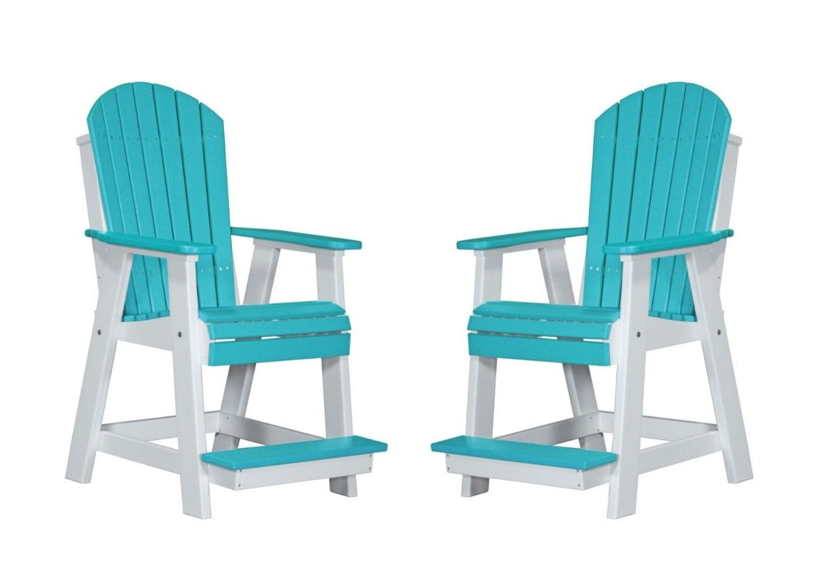 Luxcraft Adirondack Balcony Chair Set (2 Poly Chairs)