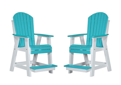 Luxcraft Adirondack Balcony Chair Set (2 Poly Chairs)