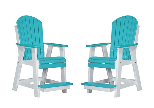 Luxcraft Adirondack Balcony Chair Set (2 Poly Chairs)