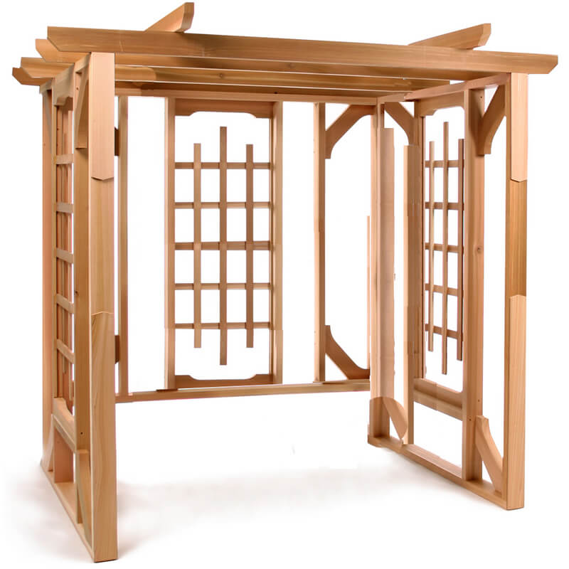 All Things Cedar Arbor Pergola Garden