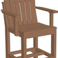 Luxcraft Poly Tall Adirondack Chair - Counter Height